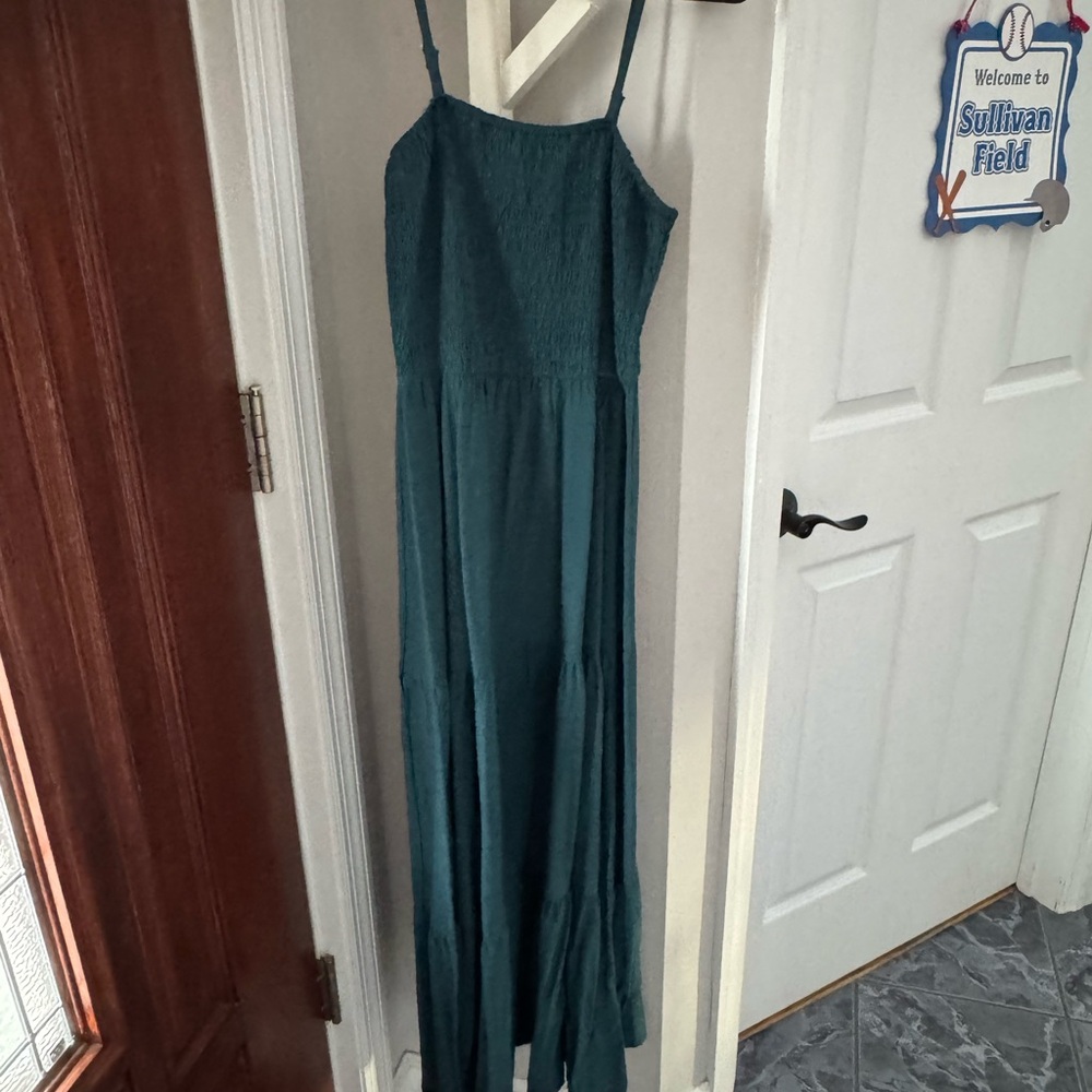 Chic Teal Maxi Dress